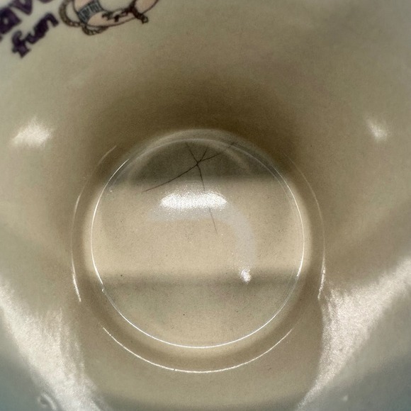 Vintage 1998 Boyds Collection Bearware Pottery Mug Life is a Daring Adventure - Picture 4 of 6